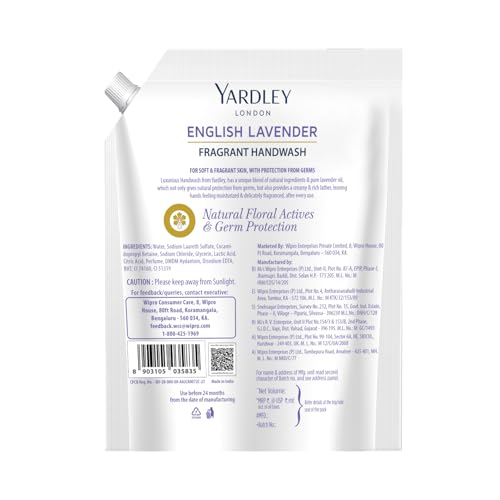 Image of Yardley London English Lavender Fragrant Handwash 2L