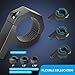 Nilight 90020B 2 Pack Mounting Bracket Kit LED Off Road Light Horizontal Bar Tube Clamp Roof Roll Cage Holder, 2 Years Warranty,Black