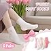 Jspupifip 5 Pairs Bow Fuzzy Socks for Women Cozy Soft Fluffy Slipper Sock Warm Winter Thick Home Sleeping