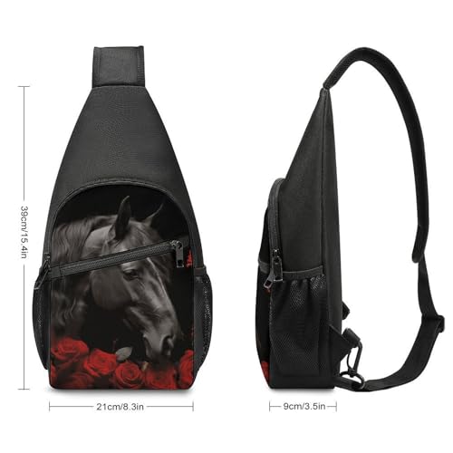 Mochila tipo bolso cruzado ligera para senderismo y viaje miniatura 2