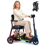 Iris·3 Lightweight Mobility Scooter for Women & Seniors, Foldable 3 Wheel