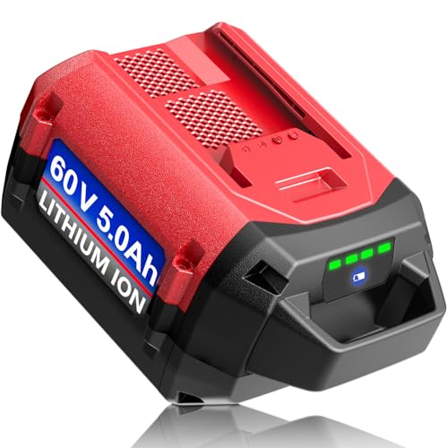 FSKE 5.0Ah Battery Replacement for Toro 60V Battery Flex-Force L108 L135 88620 88675 Compatible with Toro 60V Cordless Power Tools