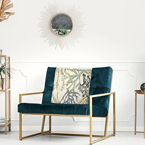 Breling Recliner Chair Headrest Covers Furniture Protectors Cover Sofa Slipcover Slipcovers With Inspirational Seaweed Pattern For Home Decoration(2 Pieces), Green #TOP3