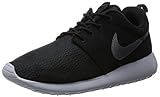 nike roshe one mujer negras Cuero, Cuero NOBUCK Nike Roshe One Suede 685280-001, Zapatillas para Hombre, Negro/Gris (Black/Mtlc Dark Grey-Wolf Grey), 44.5 EU