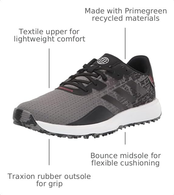 Image of adidas Men's S2G '24 Spikeless Textile Golf Shoes