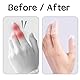 14 Stück Fingerschutz Silikon Gel Fingerlinge,Fingerkuppenschutz nach Verletzung,Fingerschutz bei Verletzung,Finger Sleeves,Atmungsaktives Neues Material Fingerüberzieher für Bei Blasen (Transparent)