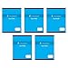 Produktbild CONQUÉRANT 5 Stück Notizbücher, 17 x 22 cm, 96 Seiten, 56 g, große Karos, blau
