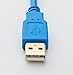 for USB-LG-XGB PLC Programming Cable XBC XBM K7M Series Data Download Cable Gold Plated Blue