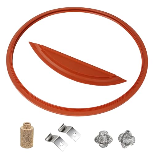 M11 Door Gasket Kit for Midmark M11 & M11D Ultraclave Steam Sterilizers - Replacement Parts #002-0504-00 & #053-0527-00 - Includes Door Gasket, Dam Gasket, Support Wires Silicone Seal Set