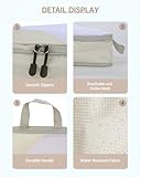 MOLICRAIN Compression Packing Cubes for Suitcase, 6 PCS Ultralight Travel Organiser, Extensible Luggage Packing Organiser(Beige) - Image 4