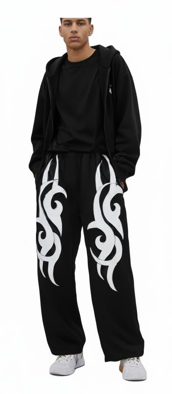 Image of Trackpants for Men Stylish Gym Trackpant for Man Joggers for Men Sweatpants Printed Track Pant