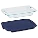 Pyrex Easy Grab 8-Piece Glass Bakeware and Food Storage Set