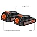 BLACK+DECKER 20V MAX POWERCONNECT 1.5 Ah Lithium Ion Battery, 2 Pack, Cordless Tool Battery Packs, Charger Sold Separately (LBXR20-OPE2)