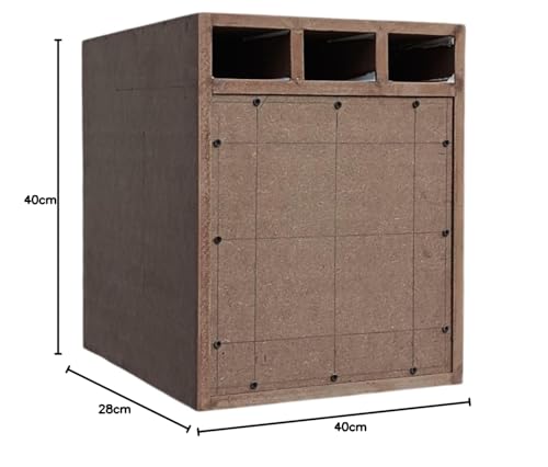 Image of NRS AUDIO 8 in Band Pass Car Subwoofer Box [ S-2ND-8 in-BP ]