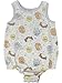 STAR WARS C-3PO Princess Leia Chewbacca R2 D2 Newborn Baby Girls Bodysuit and Romper Grey 0-3 Months