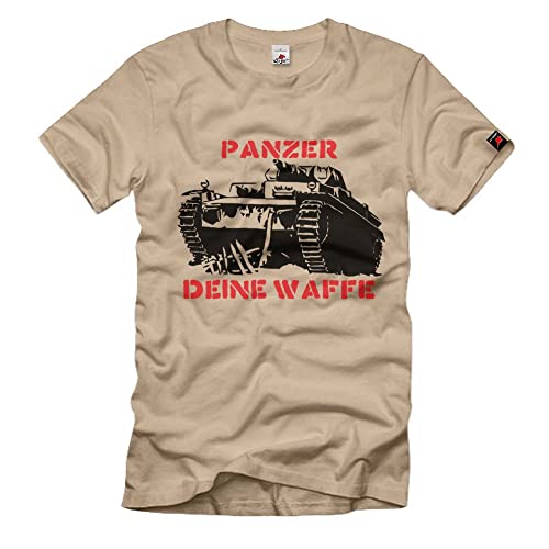 Char armée Allemagne t-shirt Schütz sable grande taille XXXL