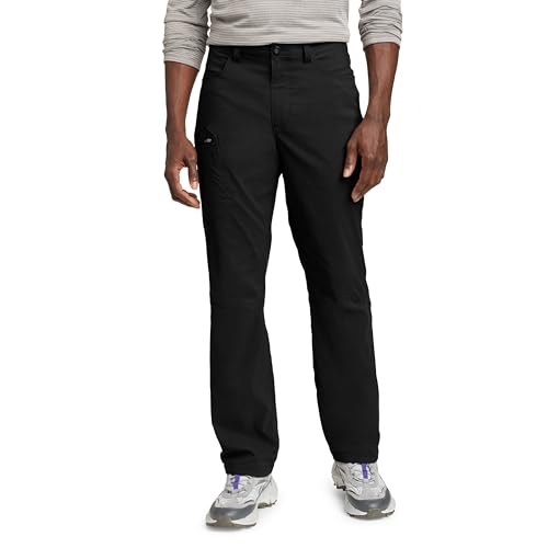 Pantalon Cargo Rainier Eddie Bauer Homme Doublé Noir 34Wx32L