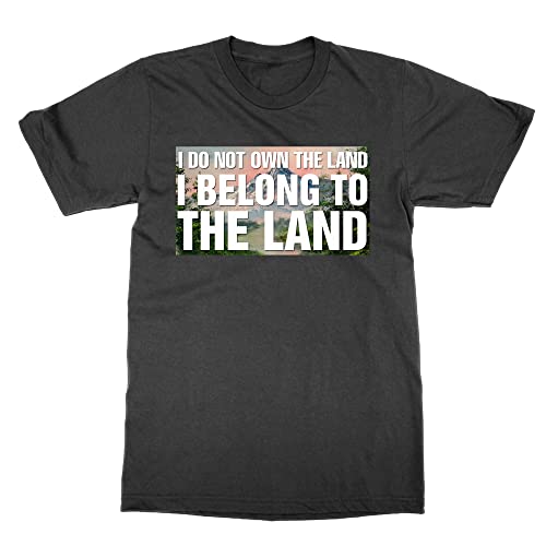 T-shirt I Do Not Own The Land ample noir XXL confortable