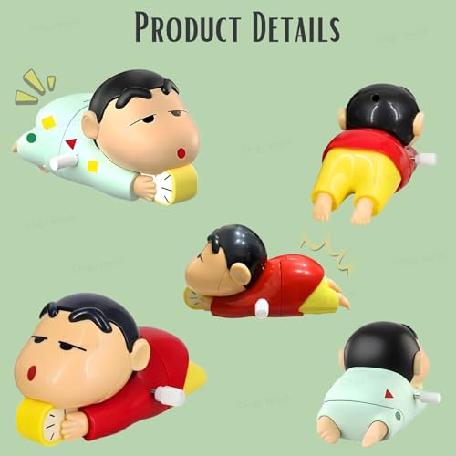 Image of Crawling Toy for Kids | Key Operated Movable Action Figure |Cute Character Collectible for Boys & Girls | Wind-Up Cartoon Toy Fun Interactive Play for Babies, Design As Per Stock