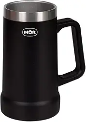 Mor - Caneca Térmica de Cerveja 500ml Preta