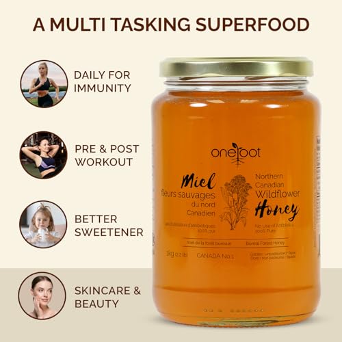 Miel Natural Wildflower OneRoot 1 kg miniatura 3
