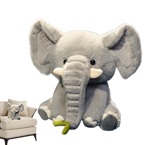 Elefante de peluche, peluche elefante lindo - Peluche de elefante animal en - Juguetes de elefante de 9.84 pulgadas para, elefante, orejas grandes para
