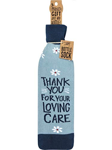 Primitives-by-Kathy-107876-Thank-You-Cheers-to-You-Bottle-Sock-Fits-750mL-to-15L-Bottles Primitives by Kathy 107876 Thank You Cheers to You Bottle Sock Fits 750mL to 15L Bottles