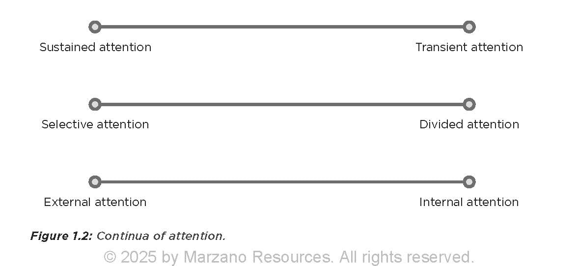 Where Learning Happens: Leveraging Working Memory and Attention in the Classroom (Design principles to manage working memory)      Marzano Resources ed. Edition