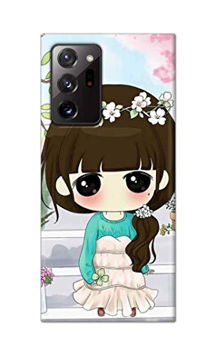 Image of PRINTFIDAA Cartoon Girl with Big Eyes Printed Designer Hard Back Case Cover for Samsung Galaxy Note 20 Ultra (6.9 inch) -(WY) MVN1009