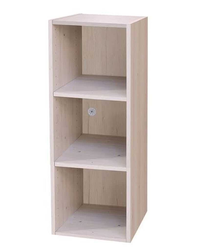 NITORI ニトリ Nクリック 3段 未使用品 木製 ホワイト 棚 収納 Nクリック 簡単組立て カラーボックス ボックス レギュラー3段