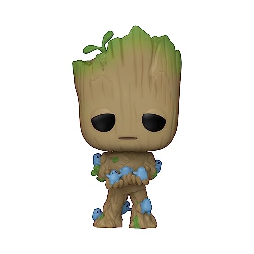 Funko POP! Marvel: Guardians Of the Galaxy, Groot With Grunds, Groot Shorts, Collectable Vinyl Figure, Gift Idea - Image 2