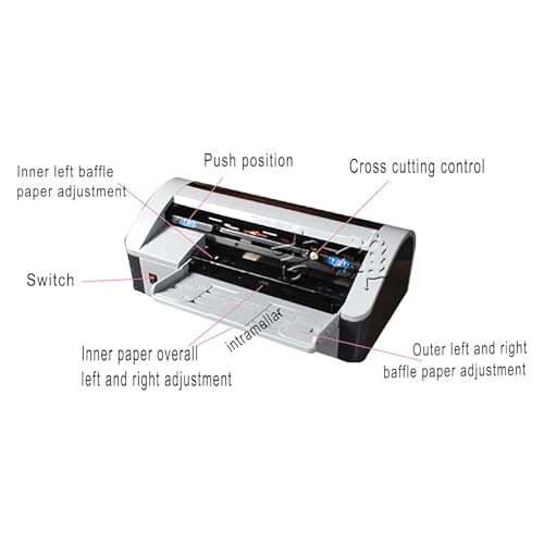 Cortadores automáticos de tarjetas de visita: cortadores de papel eléctricos para tarjetas de 90 x 54 mm, corte de 30-40 piezas por minuto, para negocios, invitaciones, membresías