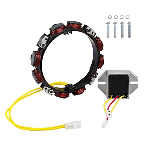 Bobina de estator de alternador premium para motores 592830 con regulador de 2 pines
