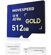 Amazon | MOVE SPEED V60 マイクロsdカード 512GB 超高速 MicrosdXC
