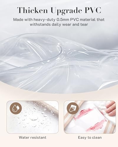 Image of Missnine Small Clear Backpack for Stadium Events Anti-theft Mini Clear Bag for Sport Event Concert with Cute Pom-pom Ball