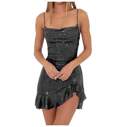 Robe de printemps à paillettes parfaite pour vos soirées de gala et cocktails chics