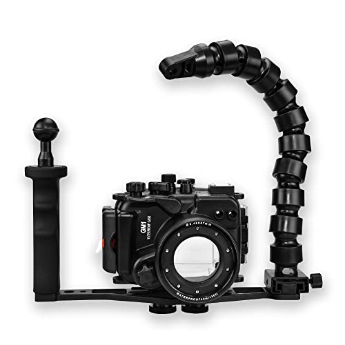 Image of Underwater Camera Tray, Dual Handle Stabilizer, 7-13 Inch Adjustable Width, Compatible with Seafrogs Housing (YH-TS11)