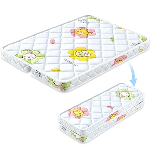 Foldable Pack And Play Mattress Topper Fits For Graco & Baby Trend &Pamo Babe Playard, Comfort And Breathable Pack N Play Mattresses Pad, Firmness Playard Mattress ，Premium Foam Playpen Mattresses #TOP26