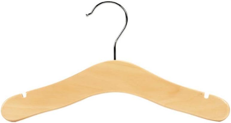 JSEIAJB Kids Hangers Wooden Kledinghangers Baby Pants Hanger Children Small for Clothes Store(M)