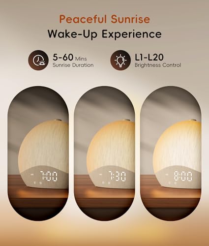 ecozy Sunrise Alarm Clock, White Noise Machine, Sound Machine for Bedroom - Image 3