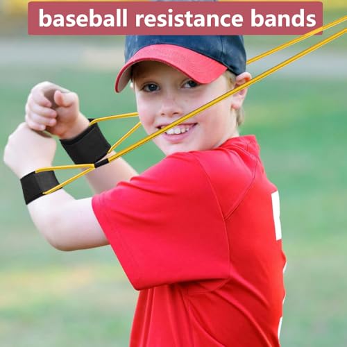 Bandes de résistance bras softball elastique swing trainer training - 2