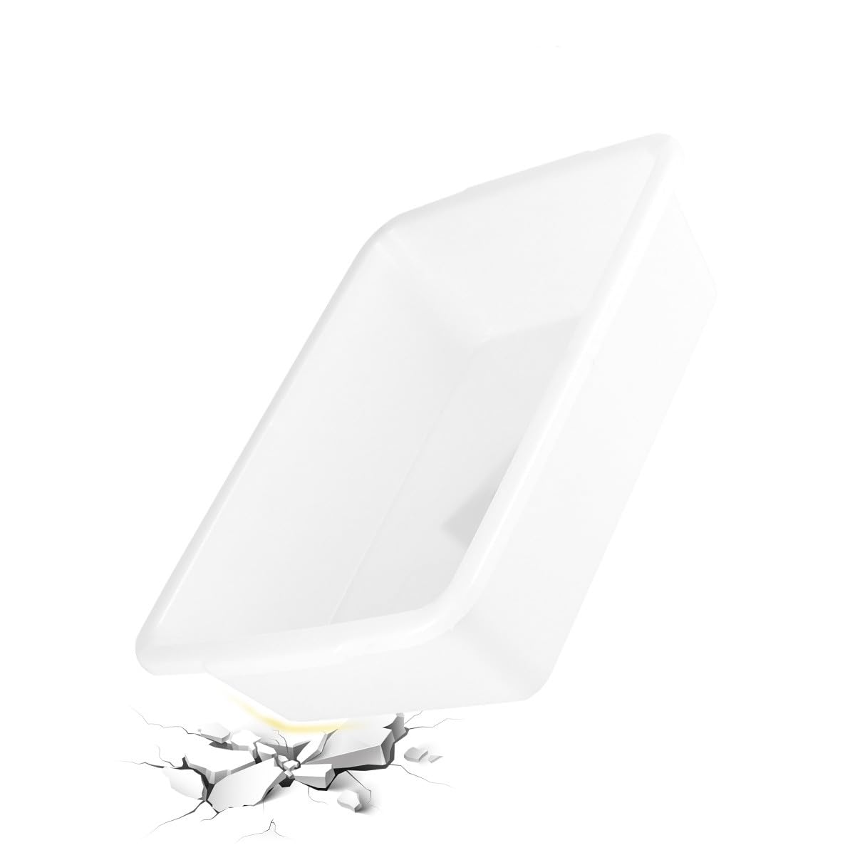 Alipis Set da 3 Vassoi da Laboratorio per Reagenti Chimici, Resistenti ad Acidi e Alcali, in Plastica Leggera Dimensioni Grande, Media e Piccola, Accessori per Attrezzature Sperimentali
