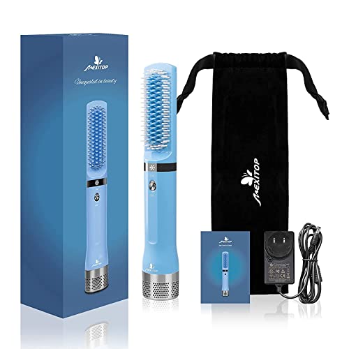 Mexitop Hair Cold Brush - Detangle Brush For Women All Type Hair, Cold Air Brush Anti Frizz - Hair Ice Care Prevent Moisture Loss, Electric Fast Refrigeration Cooling #TOP6