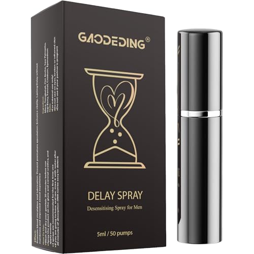 Delay Spray für Männer - Schnell wirkendes Desensibilisierungs Länger Durchhalten beim Sex & Mehr Ausdauer Diskret und tragbare Flasche 5ml