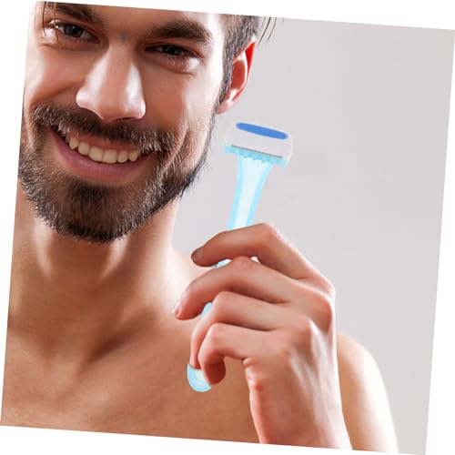 12 peças Ferramenta de linha para cabelo, cosmético, barbeador de cabelo, tipo T, lâminas de beleza,
