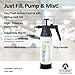 ExtremeMIST High-Performance Automotive Sprayer - Handheld Pump Sprayer for Interior & Exterior Detailing - Portable Mister with Adjustable Nozzle - Continuous Ultrafine Mister for Car Washing - 32 Oz