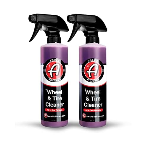 Adam’s Polishes Wheel & Tire Cleaner 16oz – Professional All in One Tire & Wheel Cleaner Car Wash Well Cleaning Spray for Car Detailing | Safe On Most Rim Finishes – Pack of 2