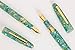 Esterbrook Estie Sea Glass Series Fountain Pen Made of Acrylic Marble Green Gold Nib Fine Line Width ESG816-F Fine