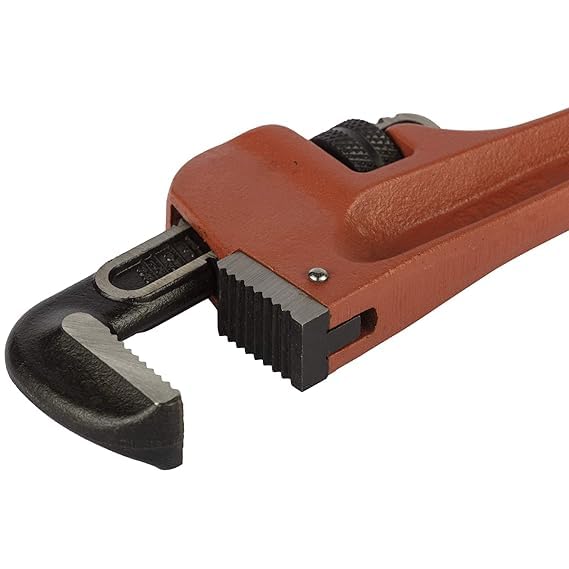 Image of GLOBUS 321 Heavy Duty Adjustable Pipe Wrench Set (10 inch & 12 inch, 2 Pcs) - High Torque Plumbing Tap Spanner | Easy Grip Ranch Pana & Salai Rinch Alternative for Mechanics