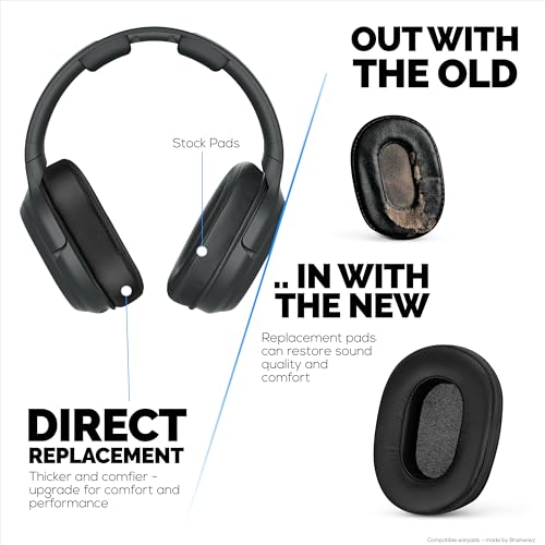 Almohadillas de repuesto para auriculares Sony WH-L600, cuero sintético PU y espuma viscoelástica para mayor comodidad, mejoradas, duraderas y de larga duración, marca Brainwavz miniatura 5